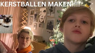 KERSTBALLEN MAKEN 🎅 Kerst Vlog 1  De Avonturen Van Kees amp Buddys [upl. by Hosfmann]