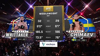 Robert Whittaker VS Khamzat Chimaev Full Fight Live Stream HD  2024 [upl. by Oulman]