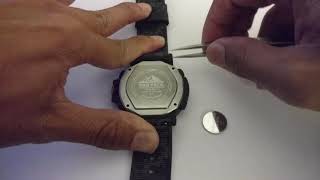 How To Change Battery Casio Pro Trek PRG650YBE 3  Time Lapse [upl. by Judye224]