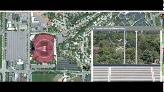 Spotter Counter UAV  sUAV system Tracking Drone in Stadium [upl. by Herzberg956]