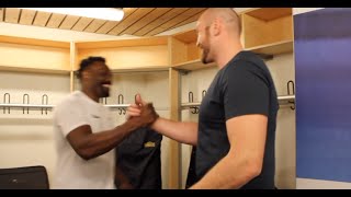 LETS GET THIS MOTHERF BEAT  TYSON FURY TO DERECK CHISORA EXCLUSIVE DRESSING ROOM FOOTAGE [upl. by Ennailuj554]