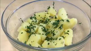 Patate Lesse con Prezzemolo e Limone  Boil Potatoes with Parsley and Lemon [upl. by Neenwahs]