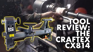 TOOL REVIEW The Craftex CX814 Wood Lathe [upl. by Arondel]