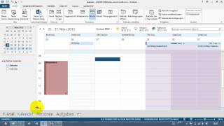 Outlook  Ganztägige Ereignisse  Urlaub eintragen  Kalender  Teil 06 [upl. by Bainbrudge856]