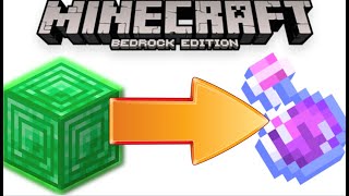 Step On A Block For A Potion Effect Minecraft Bedrock [upl. by Broadbent361]