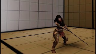 Showcase individual animations in Diverse Random Normal Attacks Skyrim Special Edition [upl. by Annadiana]