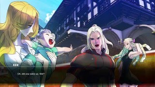 Street Fighter 5  Ken Story Cutscenes amp Ending English VO [upl. by Aneehsor]