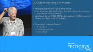 Managing Identity in the Cloud with ADFS and Windows Azure  TechDays 2012 [upl. by Netaf]