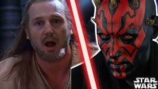 Why Darth Maul Was EMBARRASSED About How He Killed QuiGon  Star Wars Explained [upl. by Annoyed]