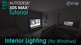 How to Interior Lighting In Vray  3DS Max  Indirect Illumination [upl. by Etteoj331]