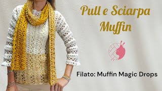 Pull e Sciarpa Muffin [upl. by Atteuqahs]