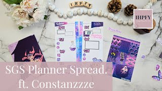 SGS Planner Spread Chatty Plan With Me  I Have Plans For You [upl. by Ecienal761]