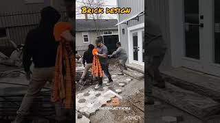 K384 Design Brick laying technique 🔥🔥🔥shorts construction [upl. by Ttayw137]