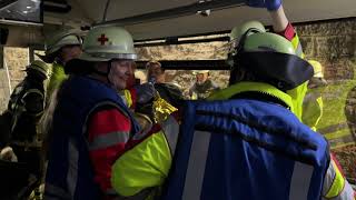 Praktische Prüfung der Organisatorischen Leiter Rettungsdienst quotVerkehrsunfall im Tunnelquot [upl. by Jeffy]