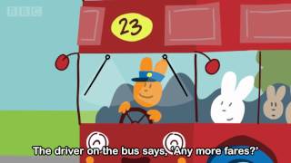 The Wheels on the Bus  Nursery Rhymes and Songs  School Radio  BBC Learning [upl. by Sabian]