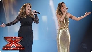 Sam Bailey sings And Im Telling You with Nicole Scherzinger  Live Week 10  The X Factor 2013 [upl. by Hotze]