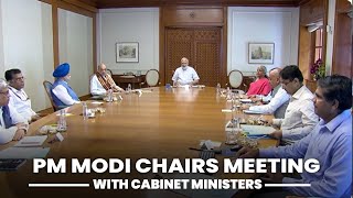 PM Modi chairs meeting with Cabinet ministers [upl. by Petigny136]