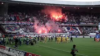 Ambiance tribune Auteuil PSG  2005  Le Parc cétait mieux avant [upl. by Nauqahs]