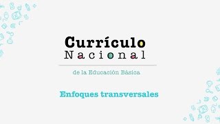 ¿A qué llama el Currículo Nacional enfoques transversales y para qué sirven [upl. by Onitnevuj409]