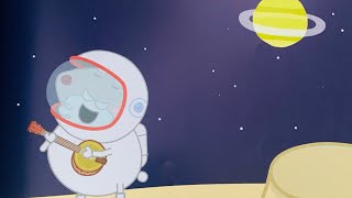 Peppa Pig Grampy Rabbit in Space Storybook Read Aloud [upl. by Hedvig396]