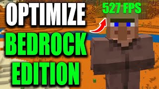 How To Optimize Performance in Minecraft Bedrock Edition PC PS4 PS5 Xbox Switch amp Mobile [upl. by Retlaw]