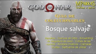 God of War 2018  Guía de coleccionables Bosque salvaje [upl. by Anaicilef]