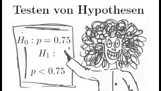 Testen von Hypothesen Erstellen eines linksseitigen HypothesenTestes  Mathematik vom Mathe Schmid [upl. by Ahsauqram783]