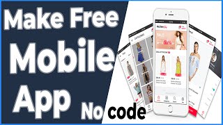 How to Create Mobile App Without Coding 2021  Make Android App Free  Tips Technology [upl. by Zales]