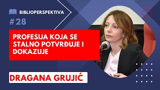 dr Dragana Grujić vanredna profesorka na Katedri za bibliotekarstvo i informatiku u Beogradu [upl. by Dranyar]