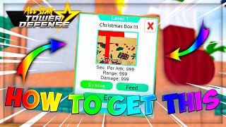 How To Get Christmas Box 3 on All Star Tower Defense Roblox [upl. by Hanahsuar45]