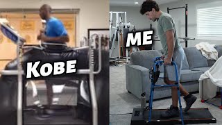 DIY AntiGravity Treadmill for Post Achilles Surgery [upl. by Auerbach]