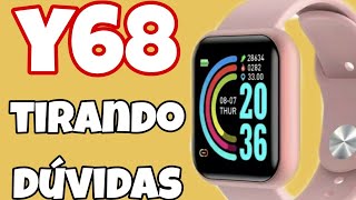 Y68 SMARTWATCH TIRANDO DÚVIDAS QUAL É A SUA [upl. by Suirred373]