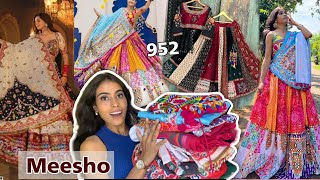 MEESHO Lehenga Haul Meesho Chaniya Choli Haul chaniya choli starting 958 Meesho designer lehenga [upl. by Yasmine51]