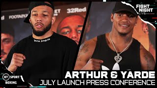 Lyndon Arthur And Anthony Yarde On Potential Rematch With Frank Warren  Launch Press Conference [upl. by Kersten]