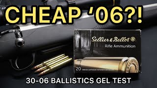 3006 Sellier and Bellot 150gr SPCE Ballistics Gel Ammo Test [upl. by Essenaj988]