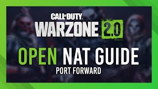 Warzone 2DMZ Port Forwarding  OPEN NAT  Full Guide [upl. by Mullins]