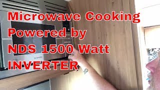 How to run a microwave on an Inverter vlog 460 [upl. by Adnawak]