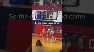 These Cheerleaders Saved The Basketball Game [upl. by Julius]