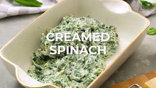 Boursin Creamed Spinach [upl. by Adnical]