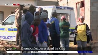 Durban Shootout  Shootout leaves 5 dead in Cato Crest [upl. by Amena]