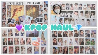 💌 collective kpop haul bts txt enhypen loona seventeen  hoshi spotlight magazine  july 2022 [upl. by Airal]