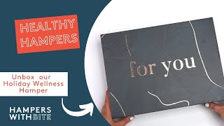 Healthy Hampers  Holiday Wellness Hamper [upl. by Lhadnek]