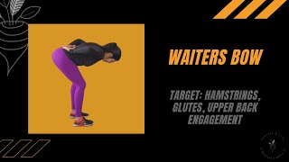 Waiters Bow Hip Hinge Drill [upl. by Amik]