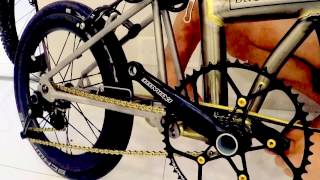 Extralite QRC2 crankset installation on a Brompton [upl. by Melar]