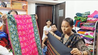 Rignai set tai blouse pailaimani  Changku songni nogo birthday invitation  Tripura vlog [upl. by Nyrehtak]