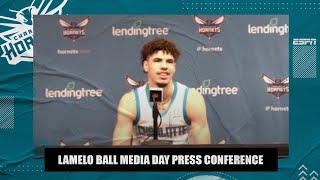 LaMelo Ball Full Media Day Interview [upl. by Yblehs]