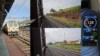 Steadily accelerating P7 hits Flat 125 at Loni  Ft Indore Daund SF Express [upl. by Guillermo]