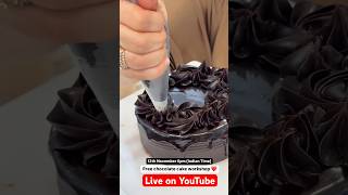 Free Chocolate cake Workshop Live on YouTube On 12th November 6pm hkrshorts hkrbakingacademy [upl. by Kleon]