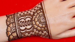 Very beautiful stylish mehndi design  easy mehndi design  mehndi mehnditutorial hennadesign [upl. by Harad840]