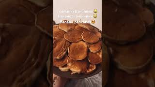 banana pancakes бананові блінчики bananowe pankejki [upl. by Enelkcaj]